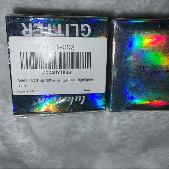 LAKERAIN GLITTER ZONE MULTI USE BODY GLITTER GEL #02 & 03 2 PK SEALED NEW - Picture 6 of 16